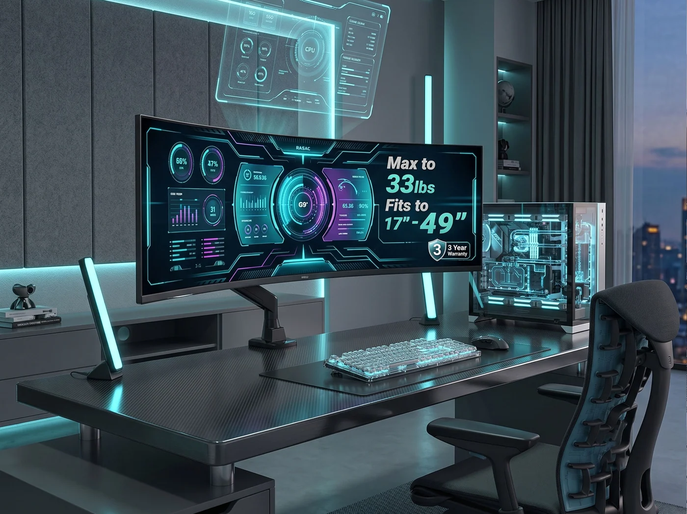 WALI single monitor mount