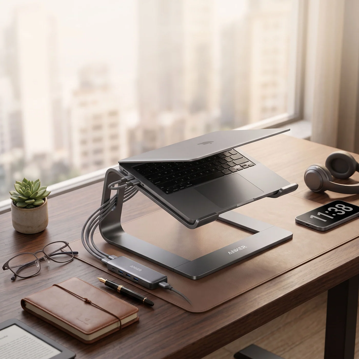 Nulaxy Aluminum Ergonomic Laptop Stand