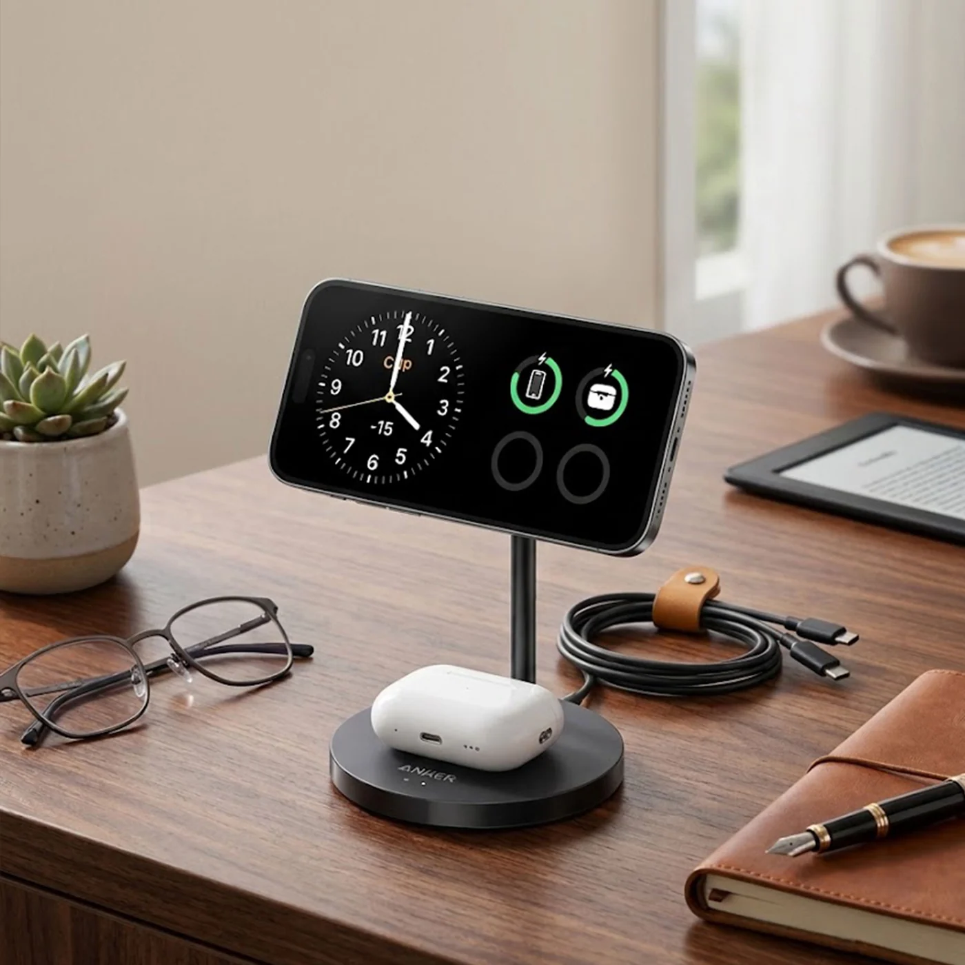 Anker MagGo 3-in-1 Wireless Charging Station