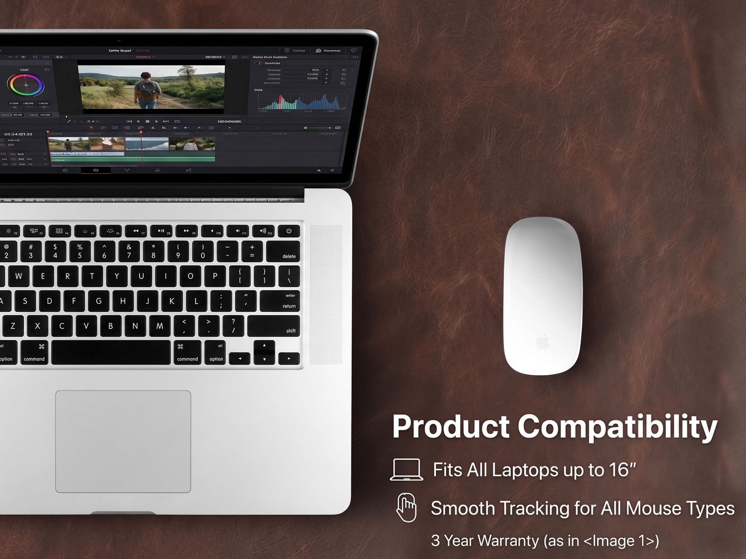 Londo genuine leather desk mat