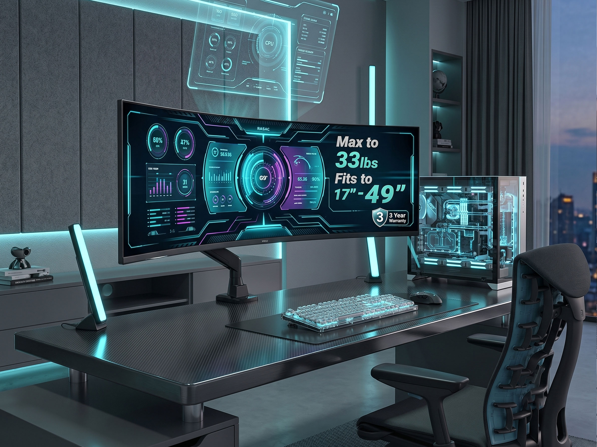 WALI single monitor mount