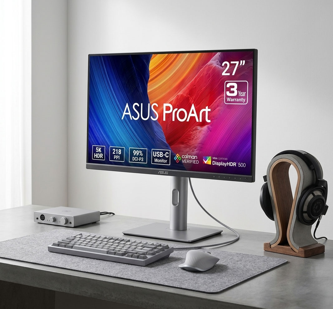 BenQ MA270S 27-inch 5K Nano Gloss monitor minimalist design for Mac