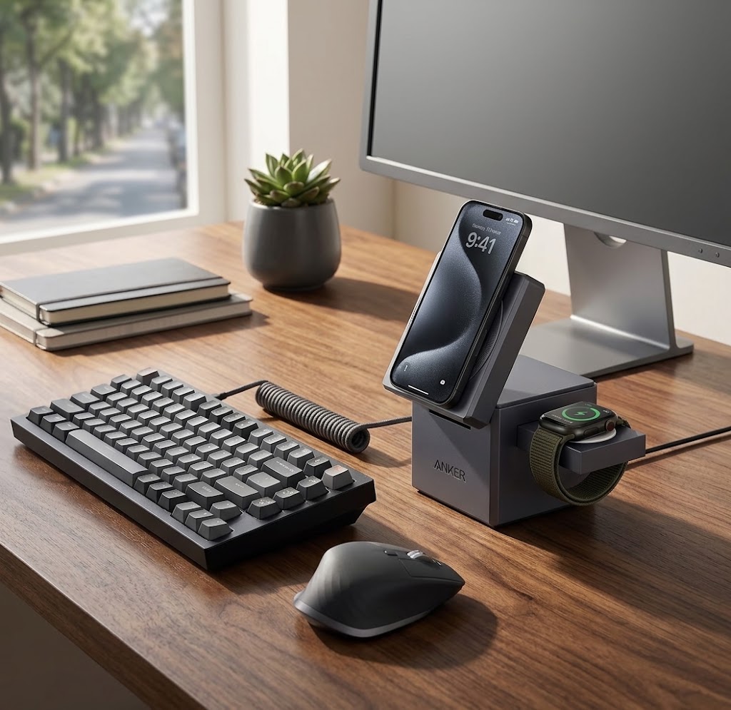 Anker MagGo 3-in-1 Qi2 Charging Station