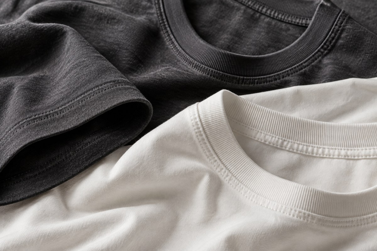 Editorial illustration for best heavyweight t-shirts under $40: fabric, fit and value guide