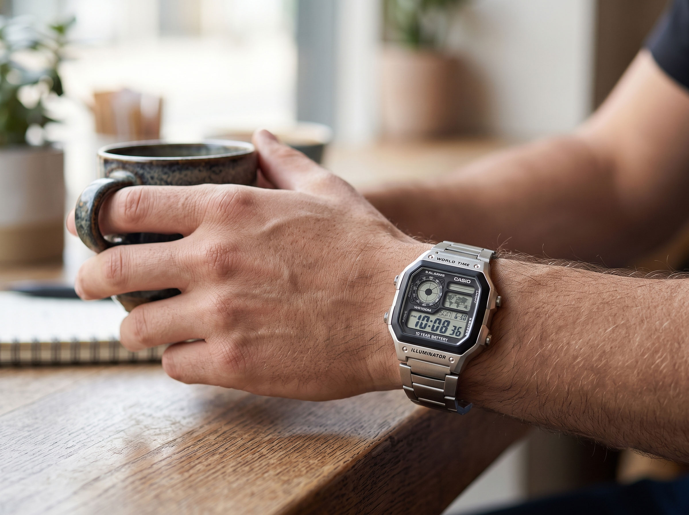 Casio AE-1200WH-1A World Time Watch
